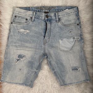 American Eagle Distressed Jean Shorts